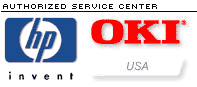 Authorized HP and Okidata service